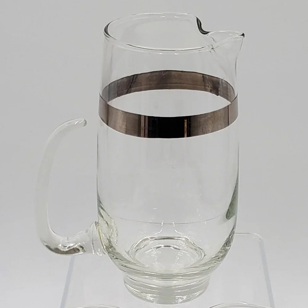 Libbey Silver Band Roly Poly Barware Set - Picture 2 of 16